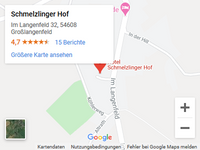 Schmelzlinger Hof bei Google Maps